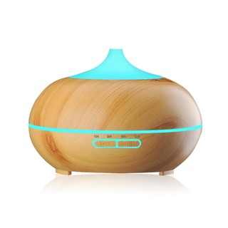 Máy xông tinh dầu siêu âm Bí Ngô kèm 2 chai tinh dầu Kobi 10ml/chai, hàng chính hãng