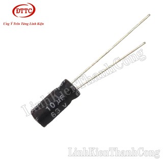 Bộ 50 Chiếc Tụ 10uF 63V (5x11mm)