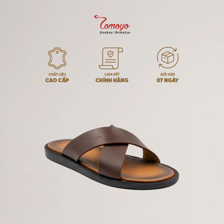 Dép Nam Thủ Công Da Bò Cao Cấp TOMOYO TMD80402