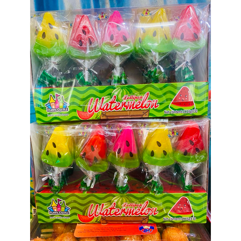 Kẹo dẻo dưa hấu xiên que