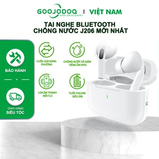 Goojodoq Tai nghe Bluetooth 5.3 Bass thể thao không dây Giảm tiếng ồn Hiệu quả Pin Ghép nối nhanh với điện thoại di động