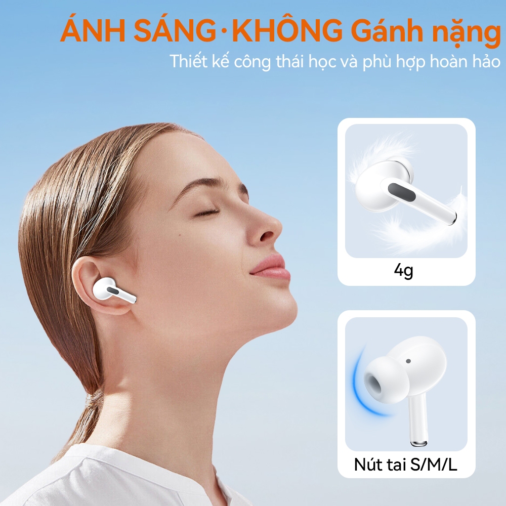 Goojodoq Tai nghe Bluetooth 5.3 thể thao không dây Giảm tiếng Ghép nối nhanh với điện thoại di động | BigBuy360 - bigbuy360.vn