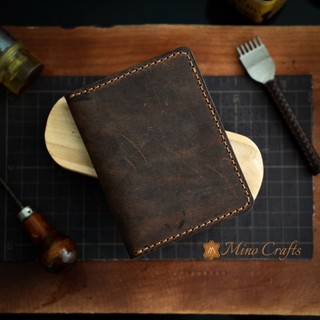 Ví nam minimal handmade da bò - Ví nam mini Mino Crafts