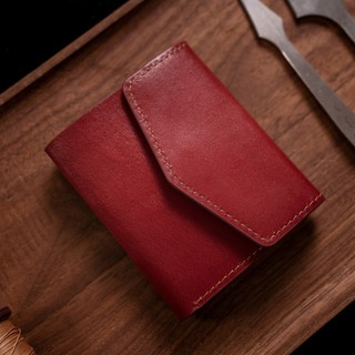 Ví da nam đơn giản handmade - Ví nam minimal Mino Crafts