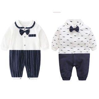 Body hoàng tử kèm nơ cho bé trai size 3-12m