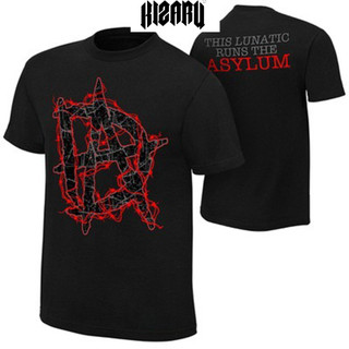 Áo phông WWE Dean Ambrose "Asylum" đen đỏ
