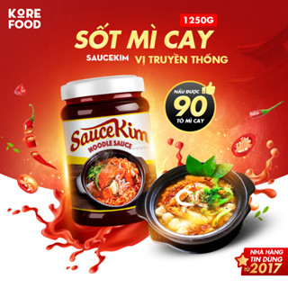 SỐT MÌ CAY SAUCEKIM NẤU MÌ CAY 7 CẤP ĐỘ NHÀ HÀNG (tặng công thức nấu)
