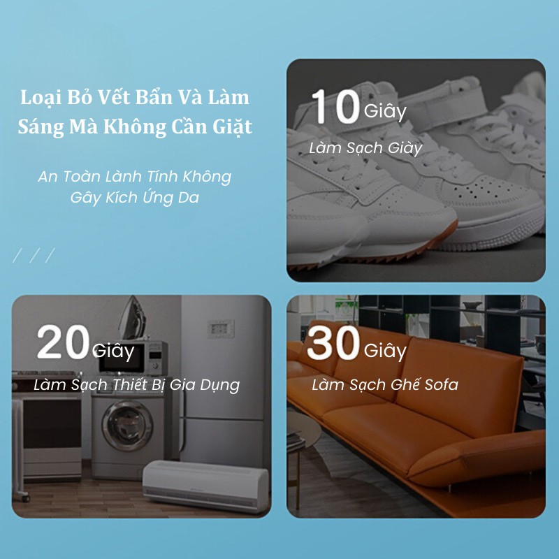 Sáp Vệ Sinh Giày Kumo Kem Lau Giay Đa Năng Vệ Sinh Nhanh Chóng Tiết Kiệm Thời Gian