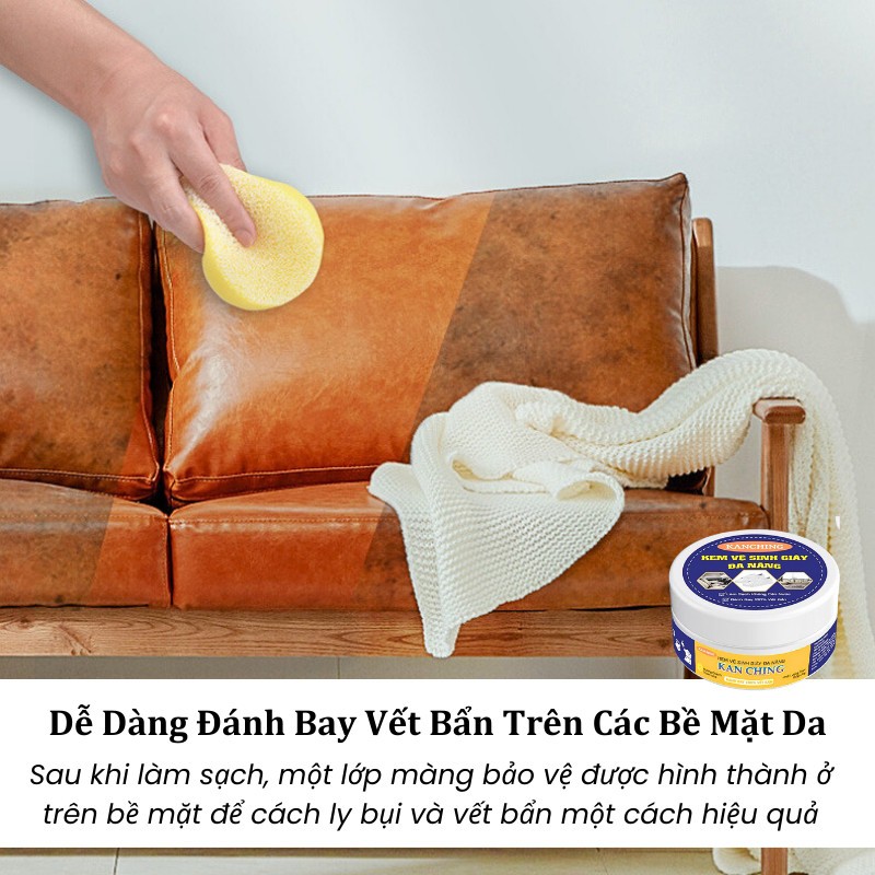 Sáp Vệ Sinh Giày Kumo Kem Lau Giay Đa Năng Vệ Sinh Nhanh Chóng Tiết Kiệm Thời Gian