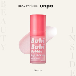 Tẩy da chết làm mềm môi unpa bubi bubi bubble lip scrub 10ml upbbls01