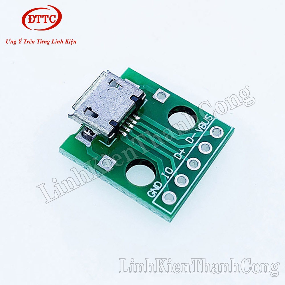 Bộ 5 Chiếc Module Chuyển MicroUSB Sang DIP 5 Chân