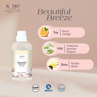 Tinh Dầu Nước Hoa KODO Beautiful Breeze - Làm Thơm Phòng, Không Gian, Quần Áo - Signature Collection - 10/50/100ml