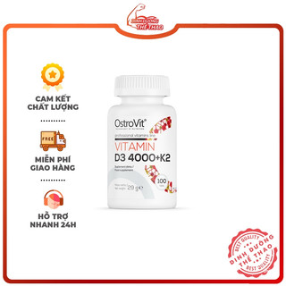   GIÁ TỐT NHẨT  OSTROVIT VITAMIN D3 K2 | Tăng Sức Đề Kháng Xây Dựng Cơ Bắp Hormone Và Xương Khớp 