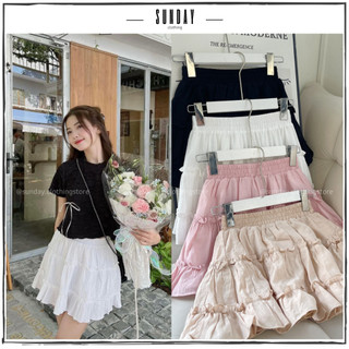 Chân Váy 2 Tầng Kiểu Bèo Dáng Xoè Phong Cách Dễ Thương Siêu Hot Mona Skirt - Sunday Clothing CV052