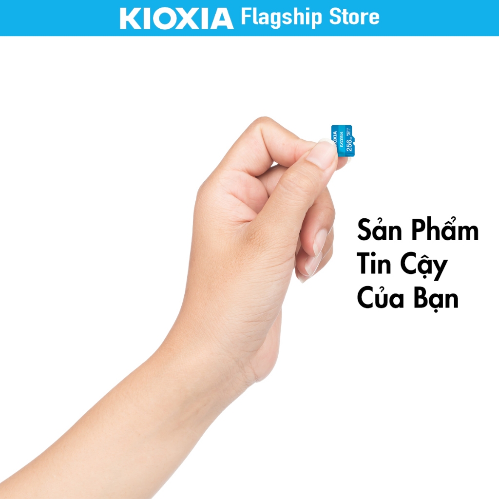 Thẻ nhớ KIOXIA MicroSD 4K SDXC V30 U3 CL10 [ MicroSD Exceria / MicroSD Exceria G2 ]  - Hàng Chính Hãng