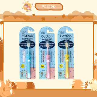 Bàn chải đánh răng mini soft lông cotton siêu mềm cho bé 2_10 tuổi tgkids