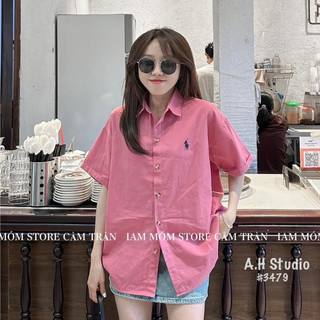 Áo sơ mi nữ thêu ngựa tay gập - Retrostyle - Somingua3479_P0K38