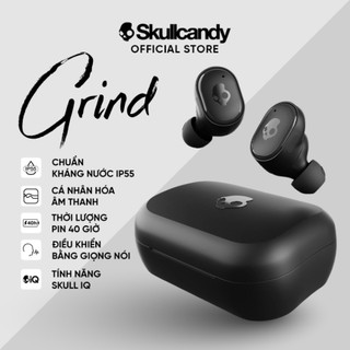 [THƯƠNG HIỆU MỸ] Tai nghe true wireless thông minh SKULLCANDY GRIND - BẢO HÀNH 1 NĂM