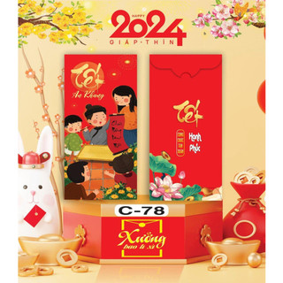 10 chiếc lì xì tết an khang - lì xì tết 2024 rẻ đẹp