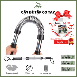 Gậy bẻ tập cơ tay, ngực, vai, thanh lò xo cao cấp, dụng cụ bẻ tăng lực tay vai