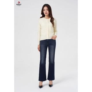Quần dài nữ genviet jeans vảy trẻ trung tq110j8405