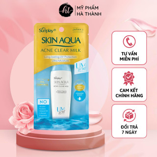 Sữa chống nắng dưỡng da ngừa mụn Sunplay Skin Aqua Acne Clear SPF 50+ PA++++ 25g CHÍNH HÃNG - HT150