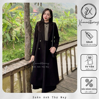 Áo mangto dạ ép túi chéo - Xuananhthomay