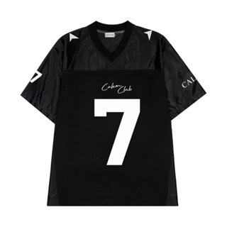 Áo thun bóng đá số 7 EMBROIDER SEVEN Jersey form unisex thể thao