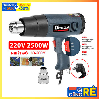 Máy khò nhiệt, máy thổi hơi nóng DORON 2200W tăng nhiệt nhanh, khí thổi đều