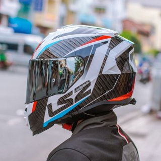 [TẶNG PINLOCK] Fullface LS2 FF800 STORM II RACER RED BLUE (2 Kính)