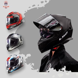 [TẶNG PINLOCK] Mũ Bảo Hiểm Fullface LS2 FF800 STORM I & II (2 Kính) Nhiều Màu, Bảo Hành Chính Hãng 24 Tháng