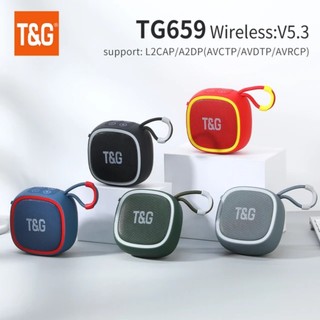 Loa bluetooth mini tg-659, chính hãng ,loa không dây thiết kế nhỏ gọn sang trọng,có móc treo