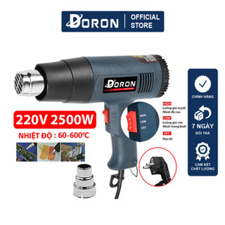 Máy khò nhiệt cầm tay DORON 2500W làm nóng nhanh, gió mạnh, bảo vệ quá nhiệt
