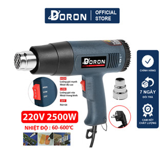 Máy khò hơi nóng DORON 2500W đa năng bọc giỏ quà, dán decal, đóng seal [ BH_ 6 Tháng]