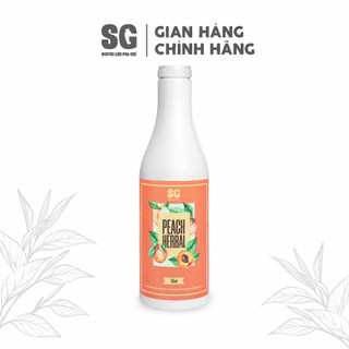 Syrup Peach Herbal Đào Thảo Mộc Chai 750ml Hương Vị Trái Cây VN Đậm Thật | Nguyên Liệu Pha Chế SG