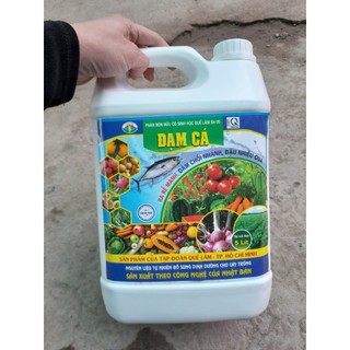 Đạm cá Quế Lâm can 5 lít mát cây, tốt rễ, sản xuất theo công nghệ Nhật Bản, ra rễ, bật chồi, đậu quả