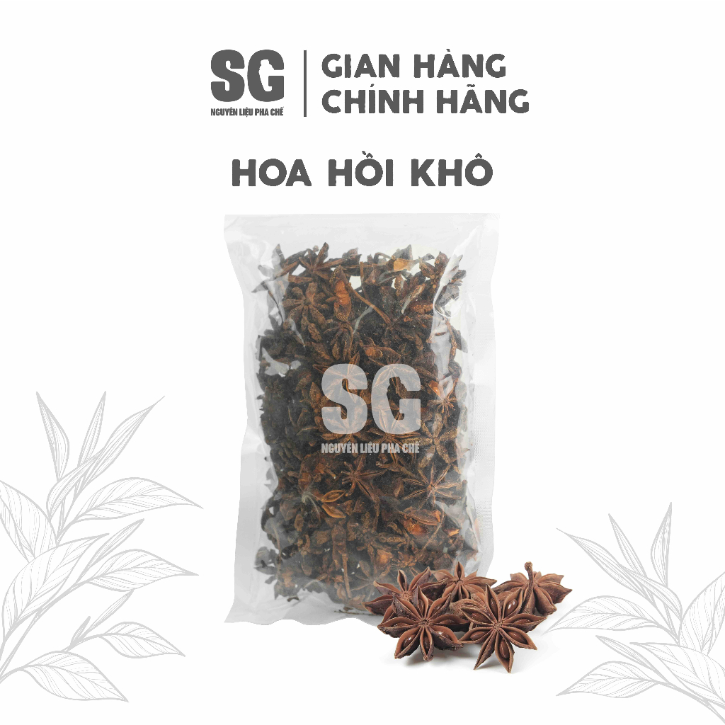 Hoa Hồi Khô (Đại Hồi Hương) | Túi 200g | Thơm, Trang Trí Decor Đồ Uống  | Nguyên Liệu Pha Chế SG