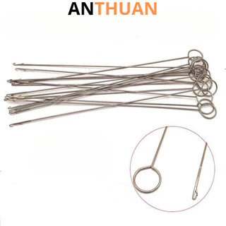 Cây lộn vải bằng thép dài 26.5cm/17.5cm đường kính 1.5mm dùng cho Cữ may dây viền, lộn dây vải
