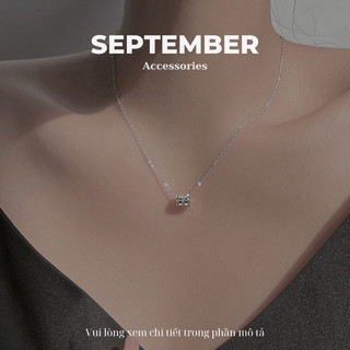 Dây Chuyền, Vòng Cổ Nữ Mạ Bạc S925 Kiểu Dáng Basic - SEPTEMBER Accessories