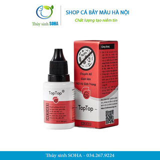 TOPTOP | Tẩy giun sán, nội ký sinh trùng cho cá cảnh thủy sinh