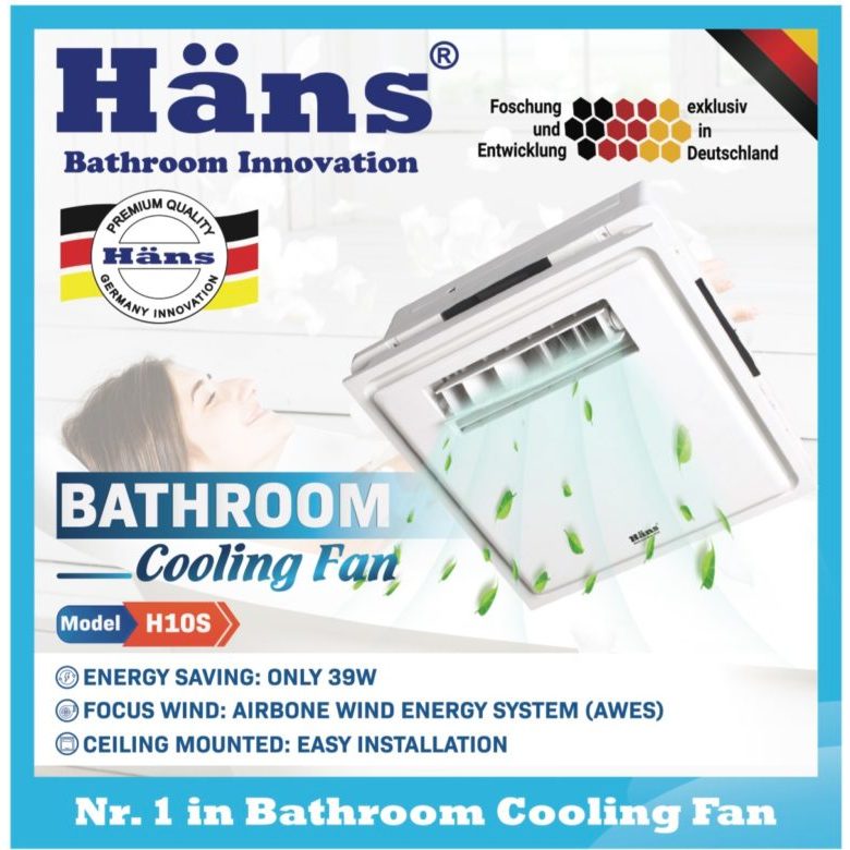 Quạt mát âm trần Hans H10S