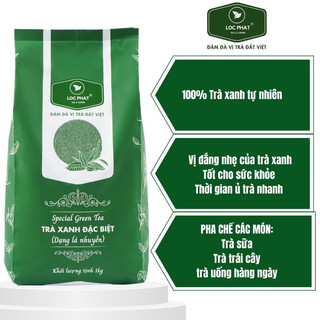 Hot Trend Trà Xanh Nhuyễn Lộc Phát Đặc Biệt 1kg