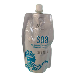 [Chính hãng] Kem hấp phục hồi tóc khô xơ hư tổn Wellmate Hair Spa Deep Nourishing Creambath 500ml