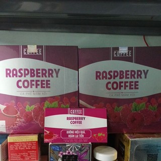 *Hộp 15 Gói Chính Hãng* Cà Phê Mâm Xôi Giảm Cân Raspbeery Coffe Hộp 15 gói
