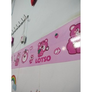🍓VIỀN TƯỜNG GẤU DÂU LOTSO🌸