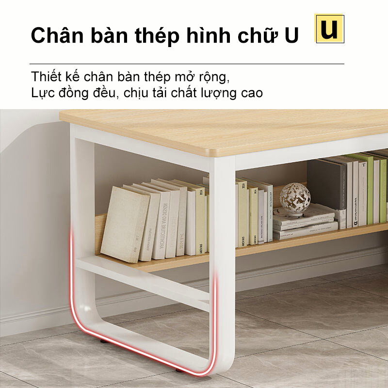 HUHU bàn học có tủ chống xước chân thép sơn tĩnh điện chống gỉ giá rẻ cho bé tiểu học​ | BigBuy360 - bigbuy360.vn