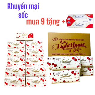  Combo 9 gói giấy rút lụa Silkwell 280 tờ + tặng 1 gói giấy lau tay đỏ TT – Hàng chính hãng 
