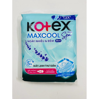Gói 2 miếng băng vệ sinh Kotex 28cm maxcool spa