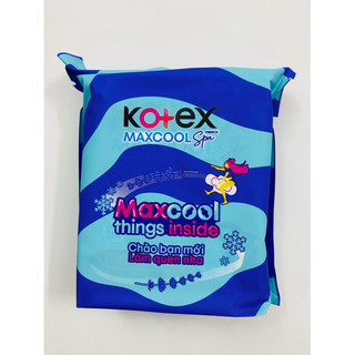8 miếng (4 Gói 2 miếng) băng vệ sinh Kotex 28cm maxcool spa