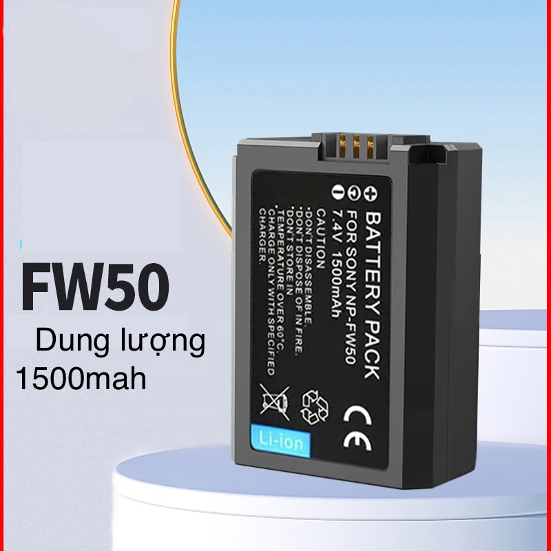 Pin sony NP-FW50 và Sạc đôi chất lượng cao cho sony A6000 , A6300 , A6500 , A7II , A7 , A7S , A7SII , A7R , A7RII A5100